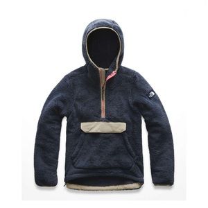 The North Face Navy and Beige Hoodie